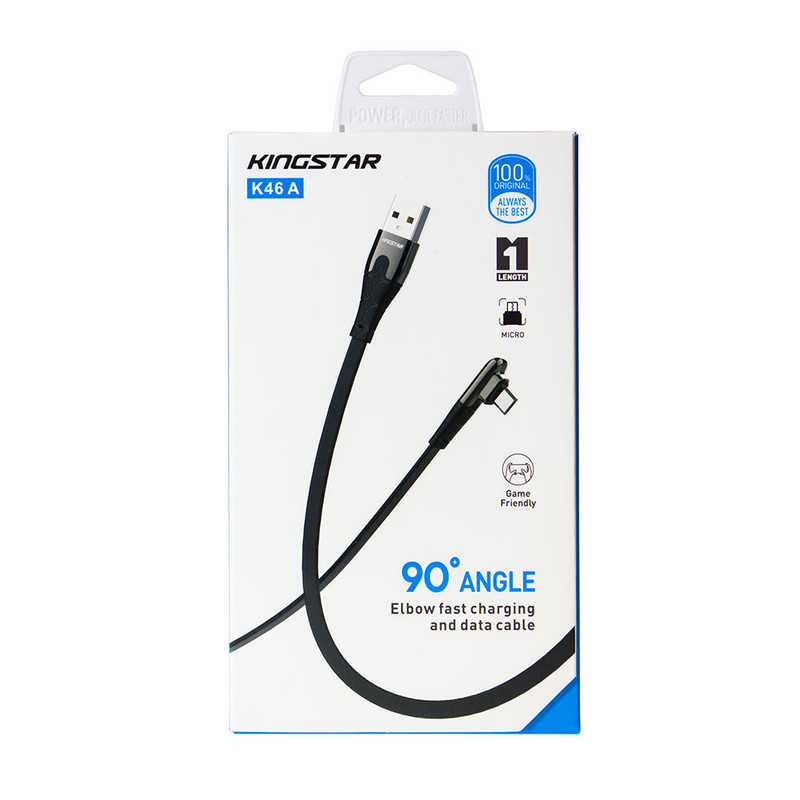 کابل تبدیل USB به microUSB کینگ استار مدل K46A طول 1 متر