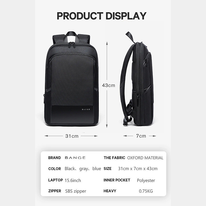 کوله پشتی لپ تاپ بنج مدل 77115 مناسب برای لپ تاپ تا 15.6 اینچی