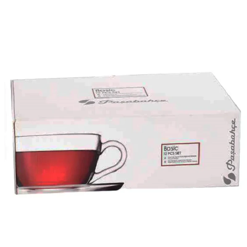 ست فنجان و نعلبکی 12پارچه  مدل BASIC