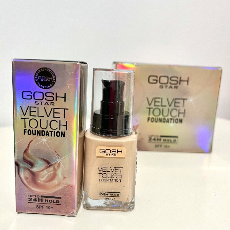 کرم پودر مایع SPF10 گاش مدل Velvet Touch شماره 402 مناسب برای انواع پوست حجم 34 میلی لیتر