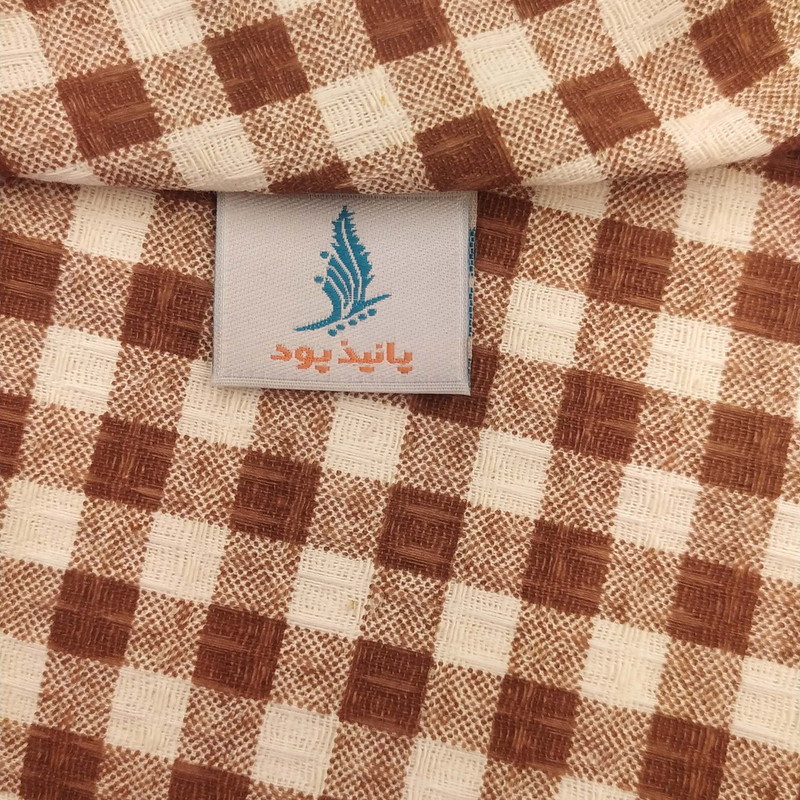 رومیزی پانیذ پود مدل چهارخانه مستطیل سایز 140x120 سانتی‌متر