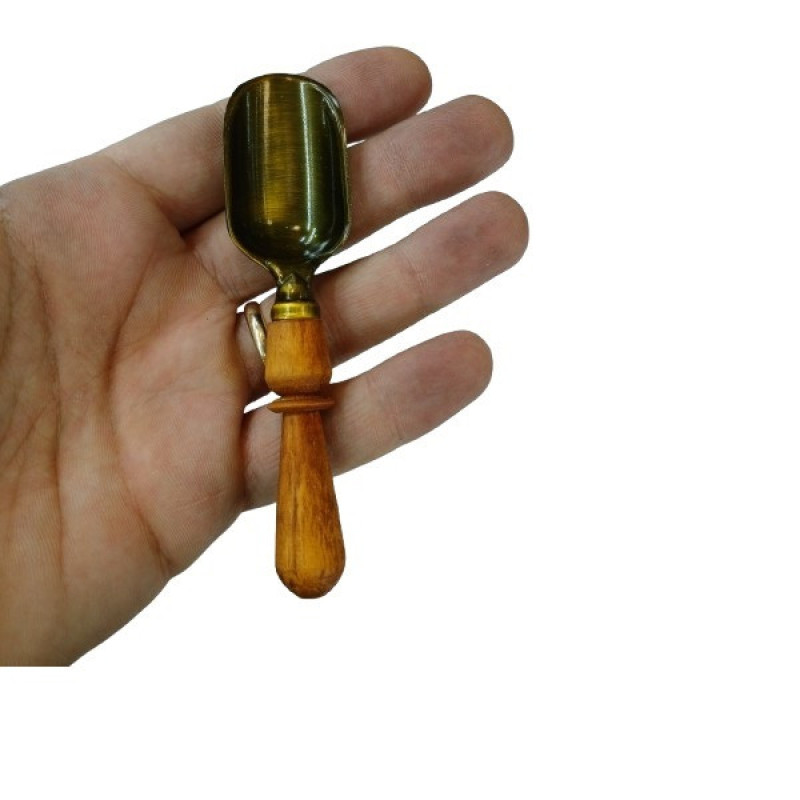 قاشق ادویه مدل دسته چوبی مجموعه ۶ عددی