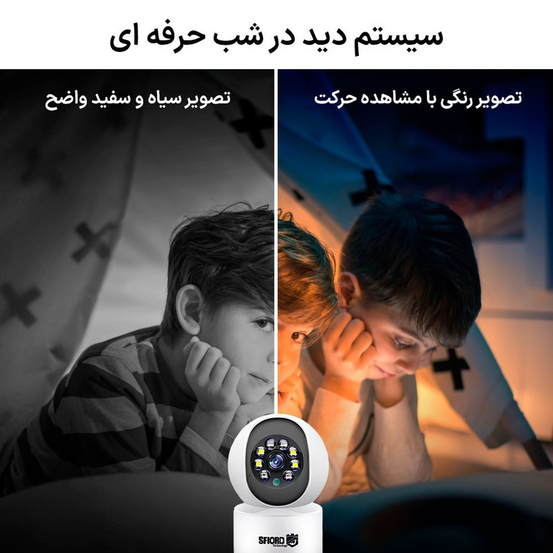 دوربین مداربسته تحت شبکه اسفیورد مدل SZM125
