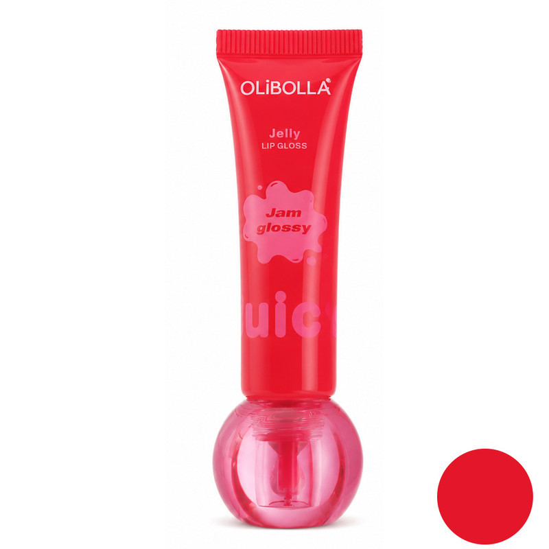 برق لب مایع براق اولیبولا مدل Jam Glossy شماره 04