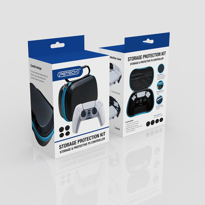 کیف حمل دسته بازی پلی استیشن 5 مدل PGTECH GP-506 به همراه روکش دسته و روکش آنالوگ