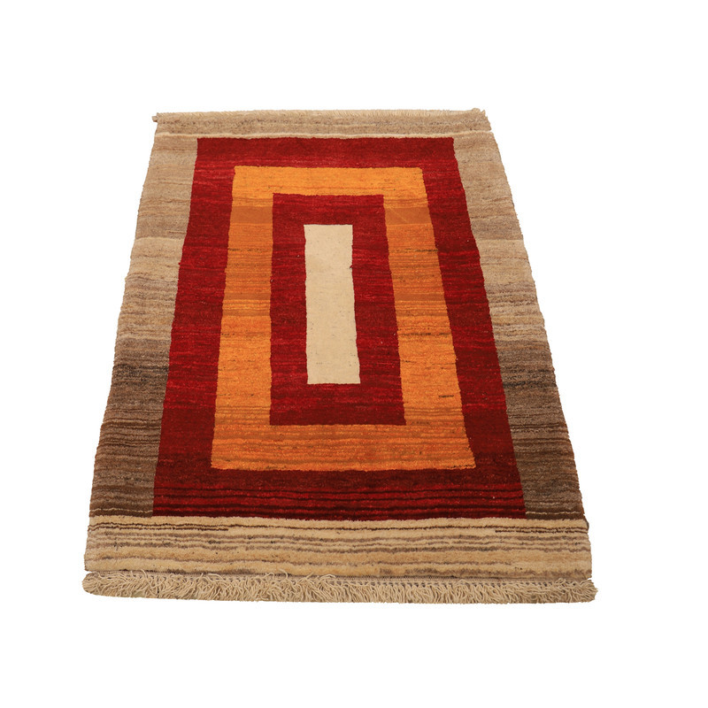 گبه دستباف یک متری طرح مدرن کد 4040430