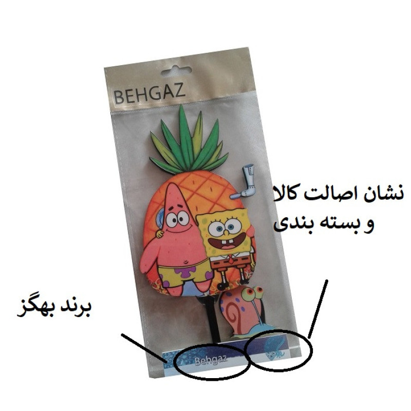 تاپر تزیین کیک به گز مدل باب اسفنجی و پاتریک مجموعه 2 عددی