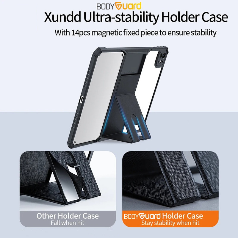 کاور بادیگارد مدل Kickstand مناسب برای تبلت اپل iPad Pro 11 inch 2024 M4  iPad Pro 11 inch 2025 M5