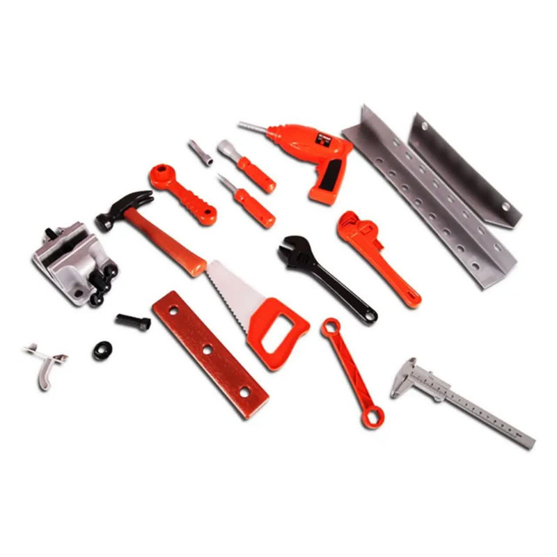 ست اسباب بازی ابزار ناب سل مدل چمدانی میز کار نجاری  به همراه دریل باتری خور Quality Super Tool – Portable Type
