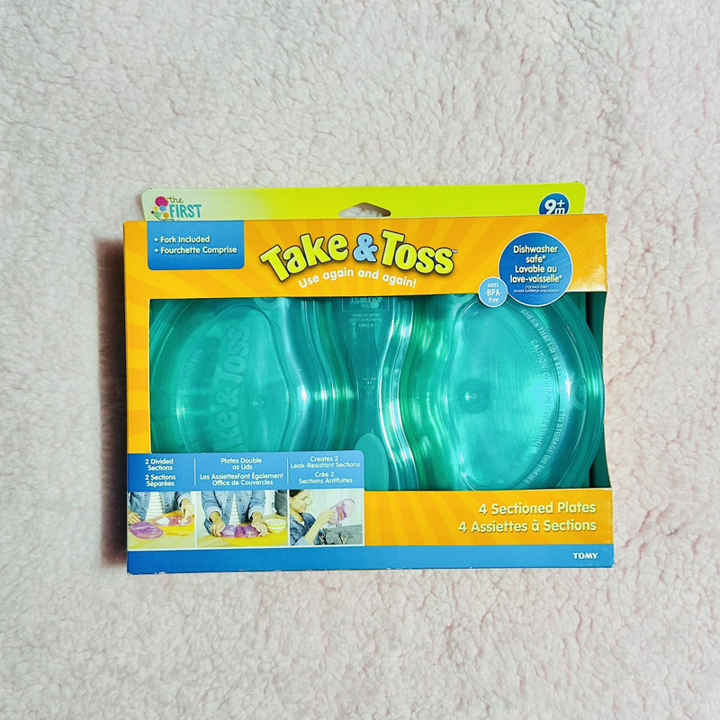ظرف غذای کودک فرست یرز مدل Take and Toss مجموعه 4 عددی