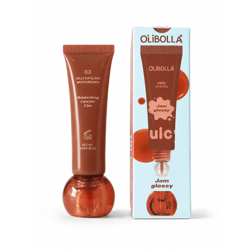 برق لب مایع براق اولیبولا مدل Jam Glossy شماره 03