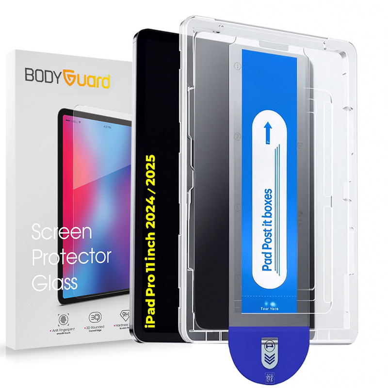 محافظ صفحه نمایش شیشه ای بادیگارد مدل TabG Frame مناسب برای تبلت اپل iPad Pro 11 inch 2024  2025