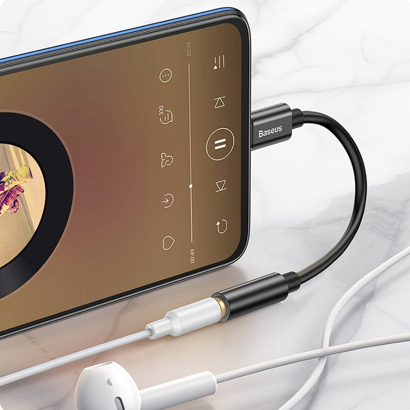 مبدل USB-C به AUX باسئوس مدل CATL54-01
