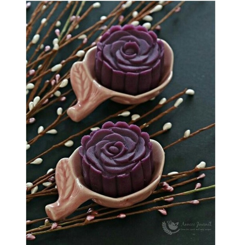 قالب شیرینی به گز مدل گل رز