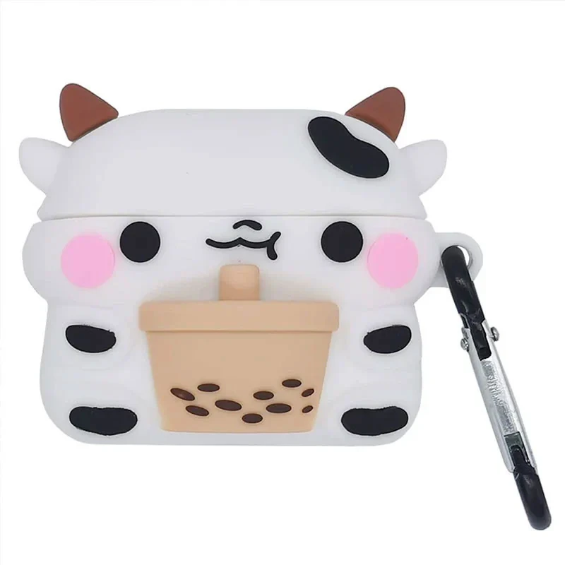 کاور مسیر طرح Bubblee Tea Cow مناسب برای کیس اپل ایرپاد 4  4ANC