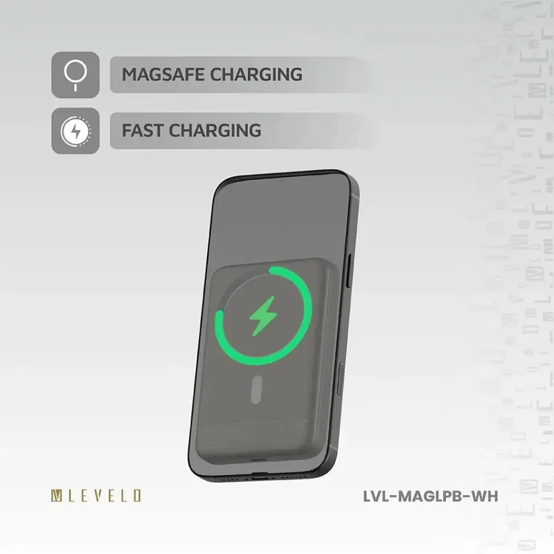 پاور بانک لولو مدل MagLight ظرفیت 8000 میلی آمپر ساعت