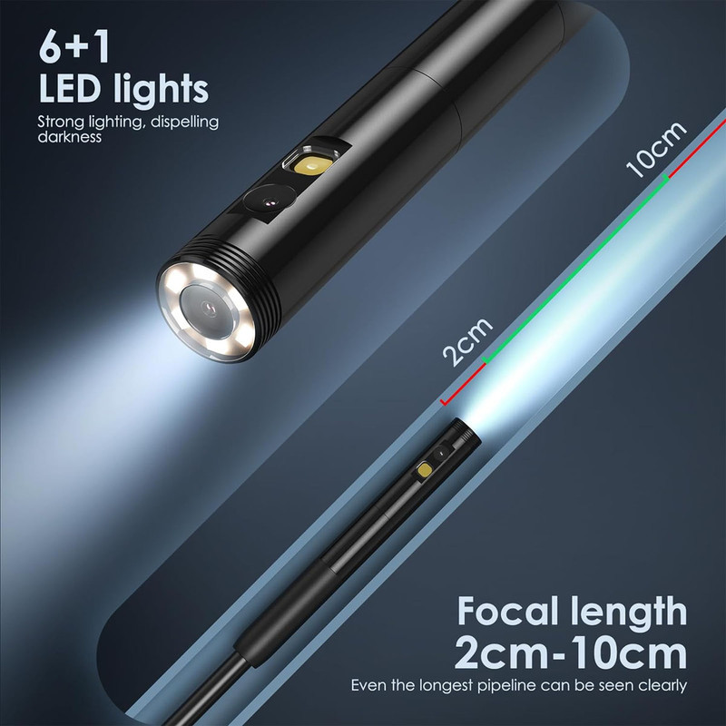 دوربین شلنگی مدل دولنز کد 10M HD Waterproof New