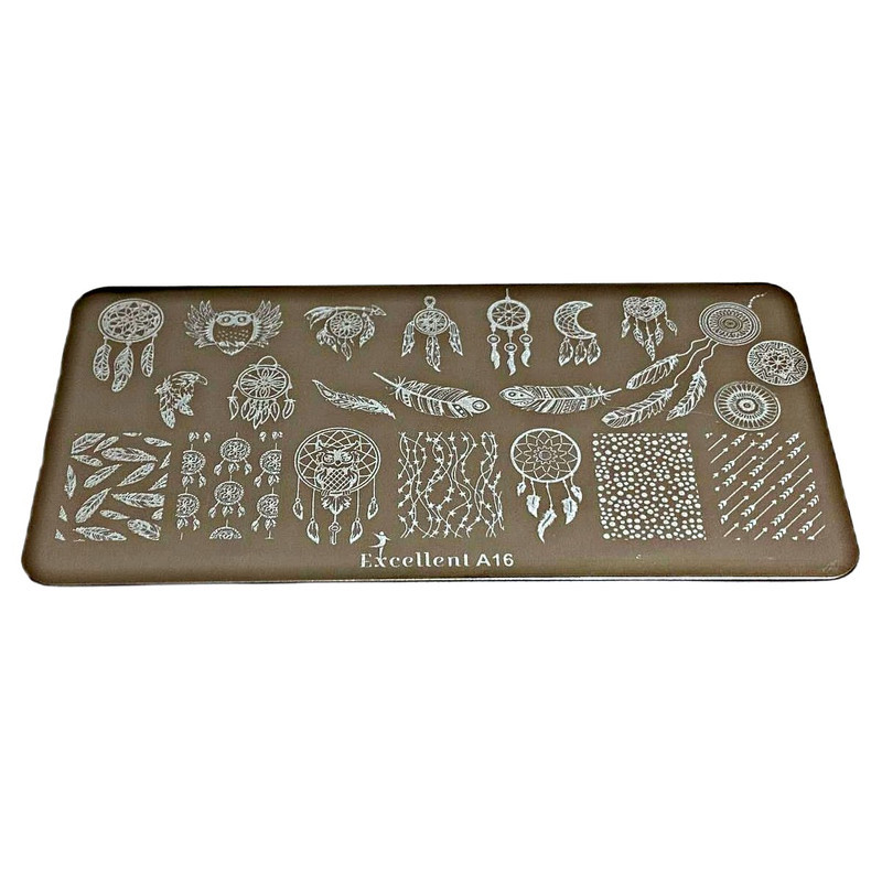 شابلون طراحی ناخن اکسلنت مدل A16