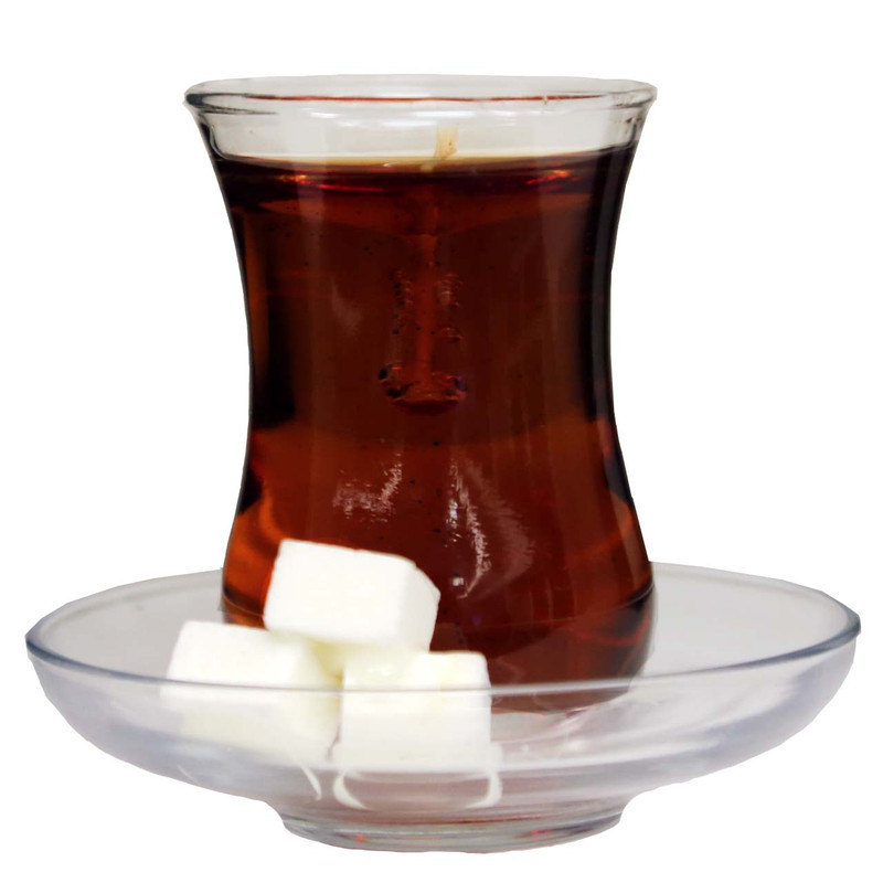 شمع طرح چای مدل کمر باریک