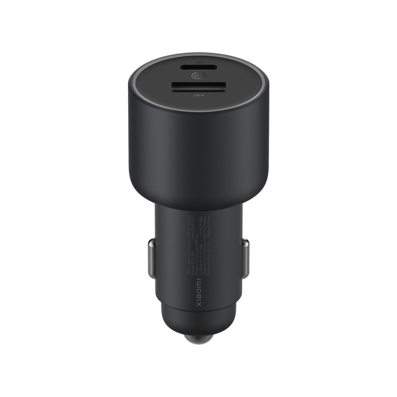 شارژر فندکی 67 وات دو پورت شیائومی مدل CC07ZM به همراه کابل شارژ USB-C به طول 1 متر