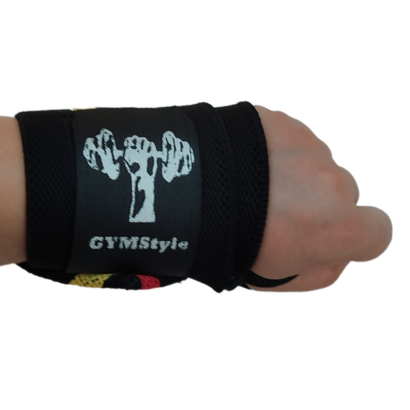ست زانو بند و مچ بند بدنسازی مدل GYMStyle بسته 5 عددی به همراه کش مینی لوپ