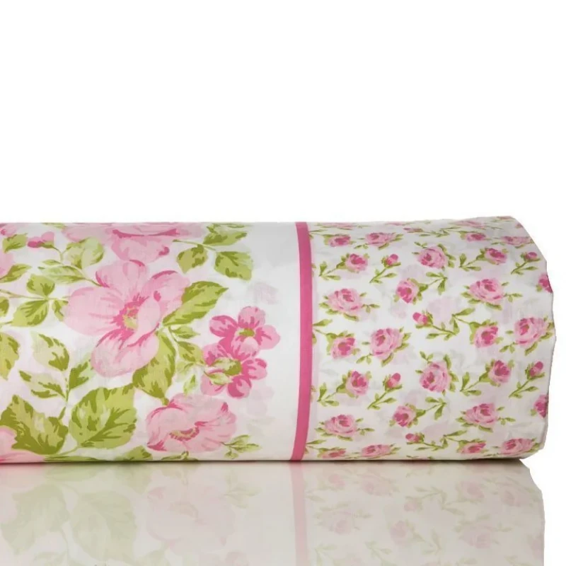 روکش لحاف پنبه انگلیش هوم مدل Rose Rain یک نفره سایز 220x160 سانتی‌متر