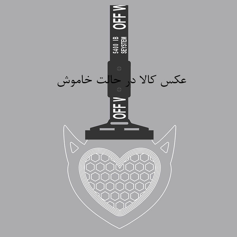 آویز تزئینی خودرو مدل سوریکاوا پلکسی چراغ دار کد P1