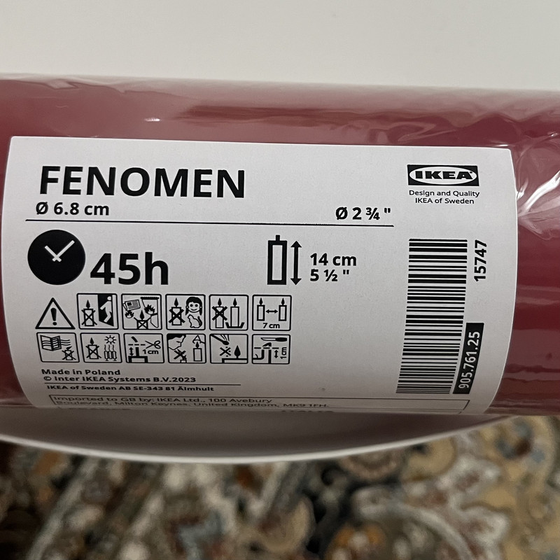 شمع ایکیا مدل fenomen کد 90576125