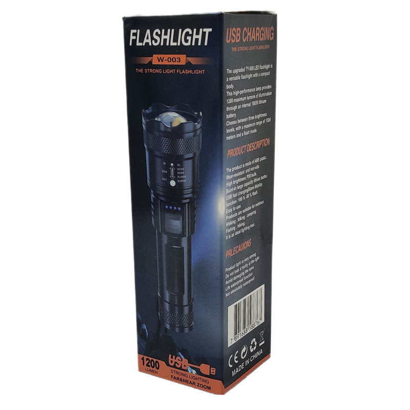 چراغ قوه دستی  فلش لایت مدل W-003