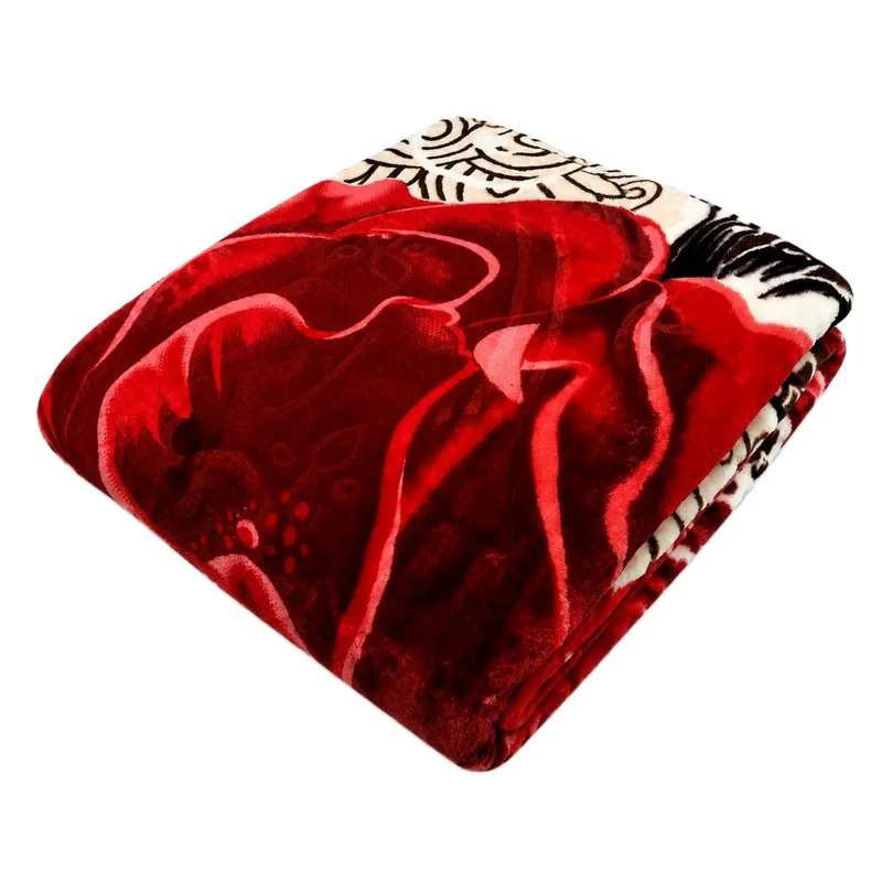 پتو 2 نفره شادیلون مدل گلدار کد 01 سایز 240x220 سانتی‌متر