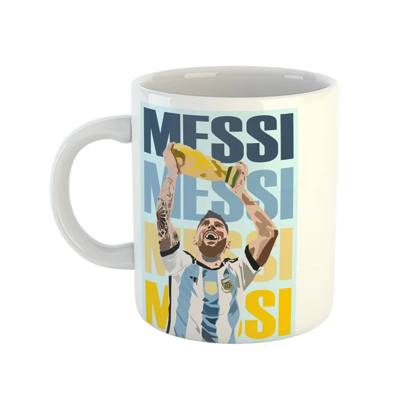 ماگ مدل مسی آرژانتین طرح messi