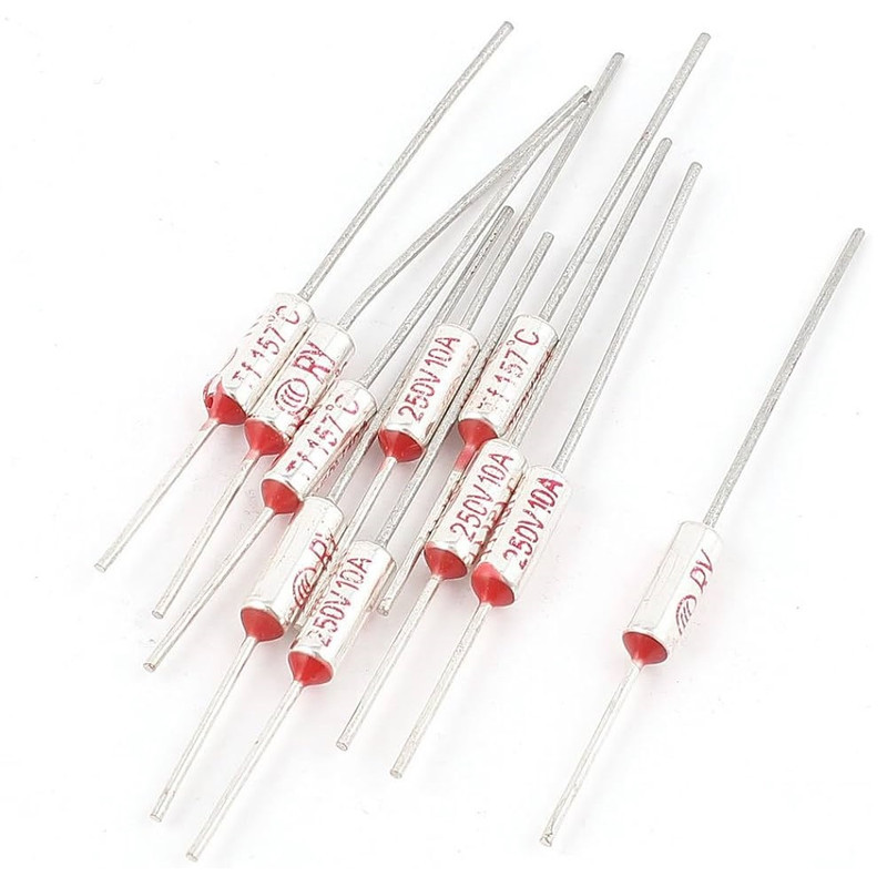 فیوز حرارتی اتو مدل TF190-250V-10A بسته 5 عددی