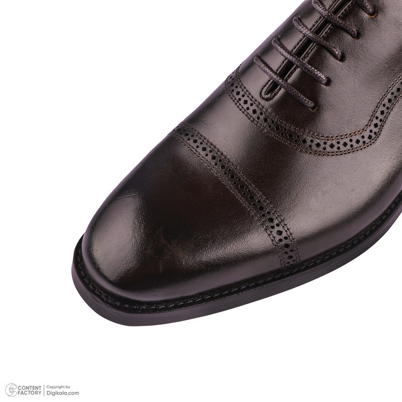 کفش رسمی مردانه چرم مشهد مدل J6332-088