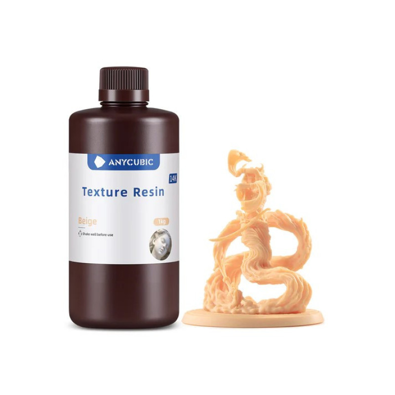 رزین پرینتر سه بعدی آنیکیوبیک مدل Texture Resin حجم 1 لیتر