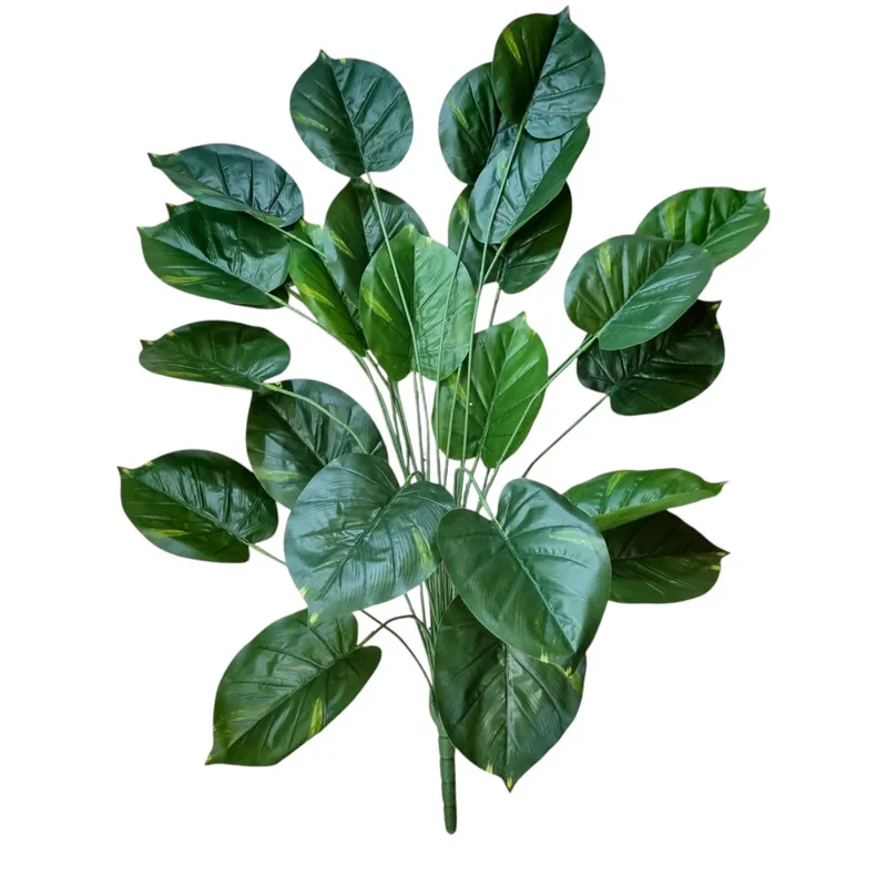 درختچه مصنوعی پتوس کد 24 با 24 برگ، جنس پارچه‌ای، ابعاد 70×70×110 سانتی‌متر، بدون گلدان