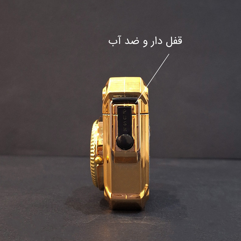 فندک مدل ساعتی آینه دار کد 485