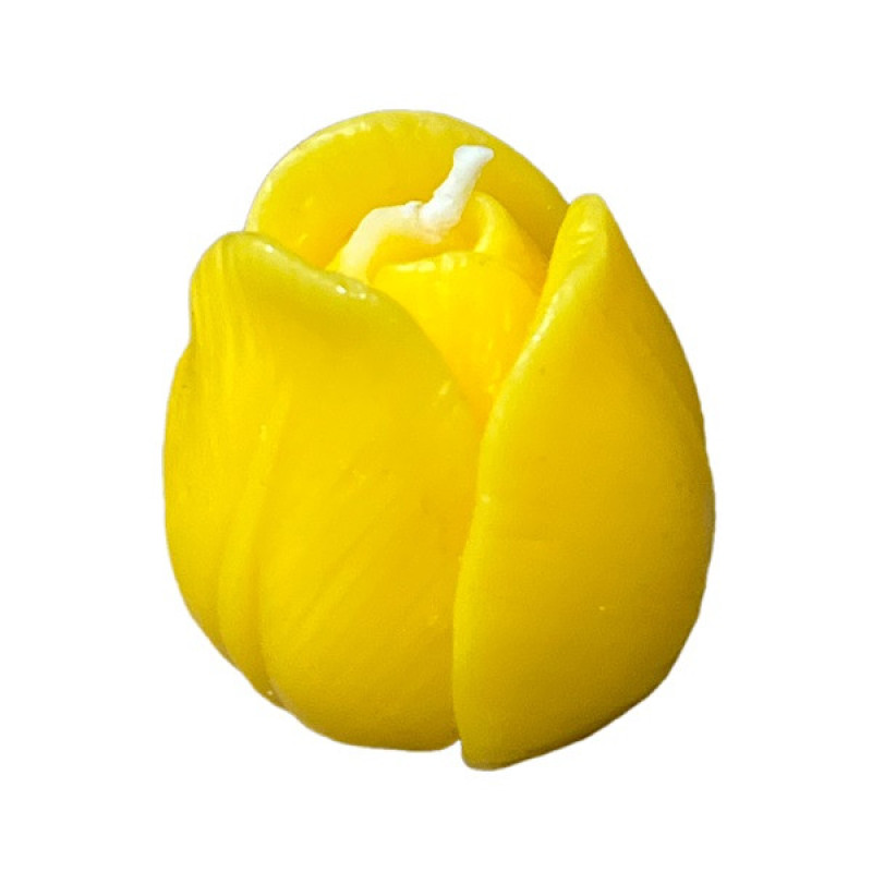 شمع دست ساز مدل غنچه رز