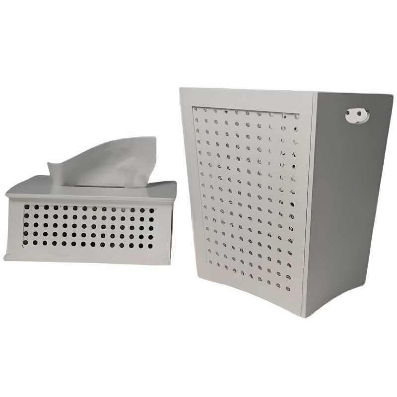ست سطل و جای دستمال کاغذی مدل HSIRI1C