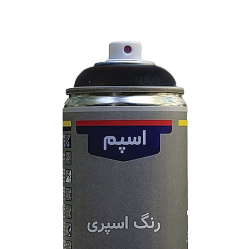 اسپری رنگ مشکی اسپم مدل مات حجم 300 میلی لیتر
