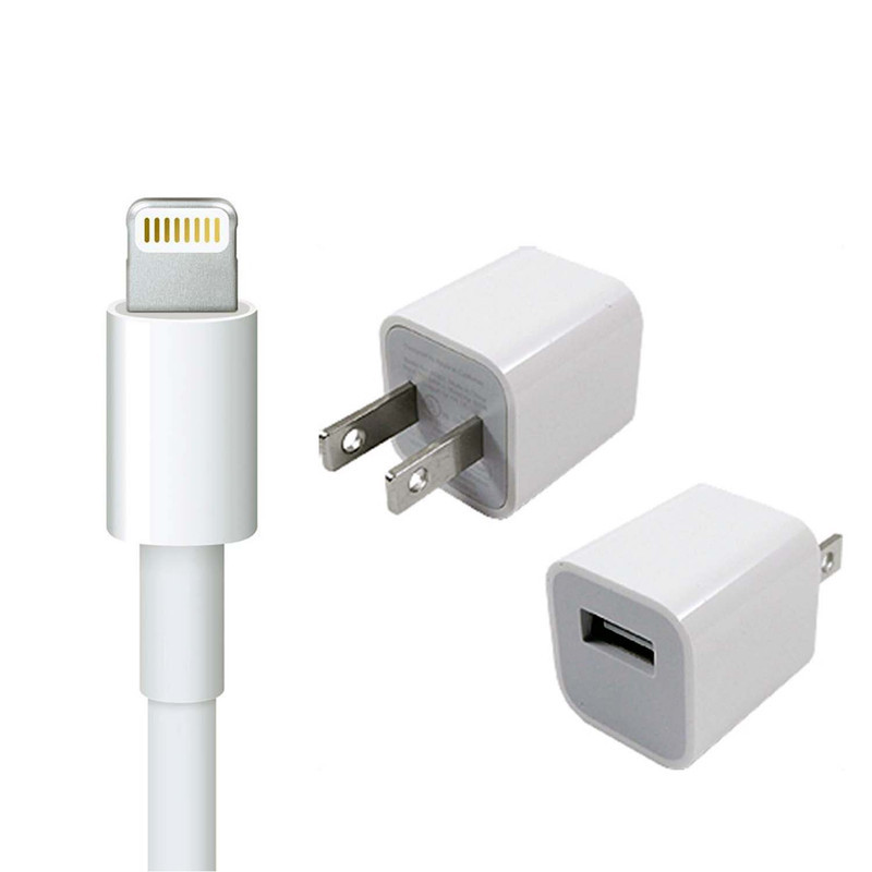 شارژر دیواری مدل 6S به همراه کابل تبدیل USB به لایتنینگ 6S طول 1.2 متر