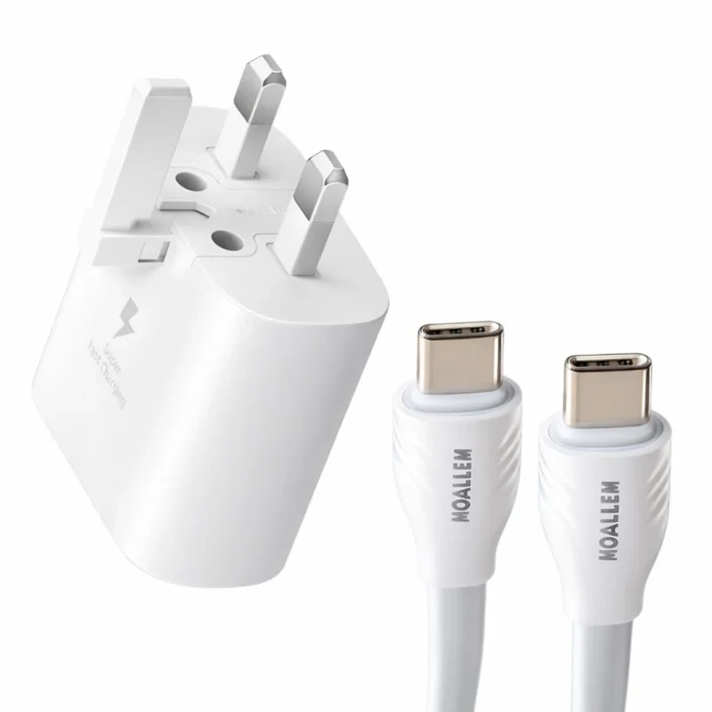 شارژر دیواری 25 وات مدل Galaxy-A16 به همراه کابل USB-C