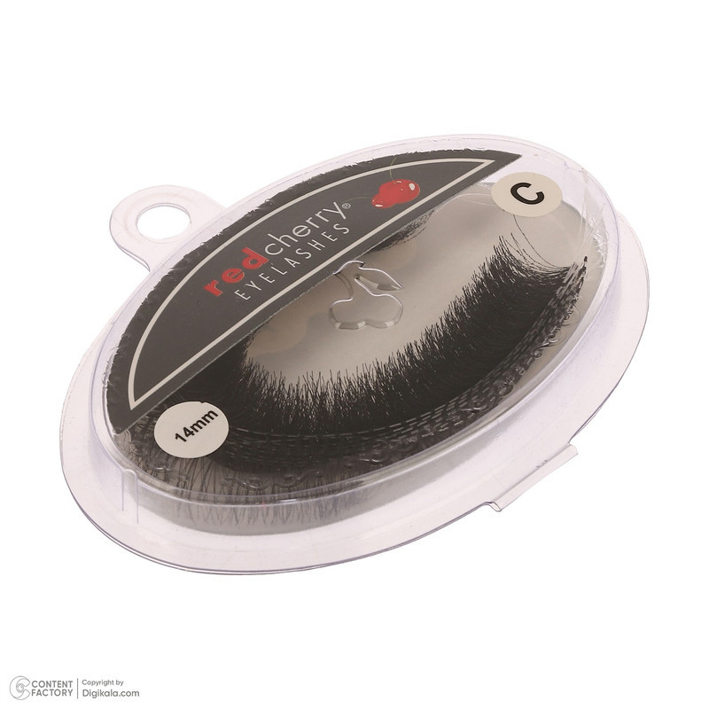 مژه مصنوعی رد چری مدل Classic Cluster Band کد 14 C بسته 10 عددی
