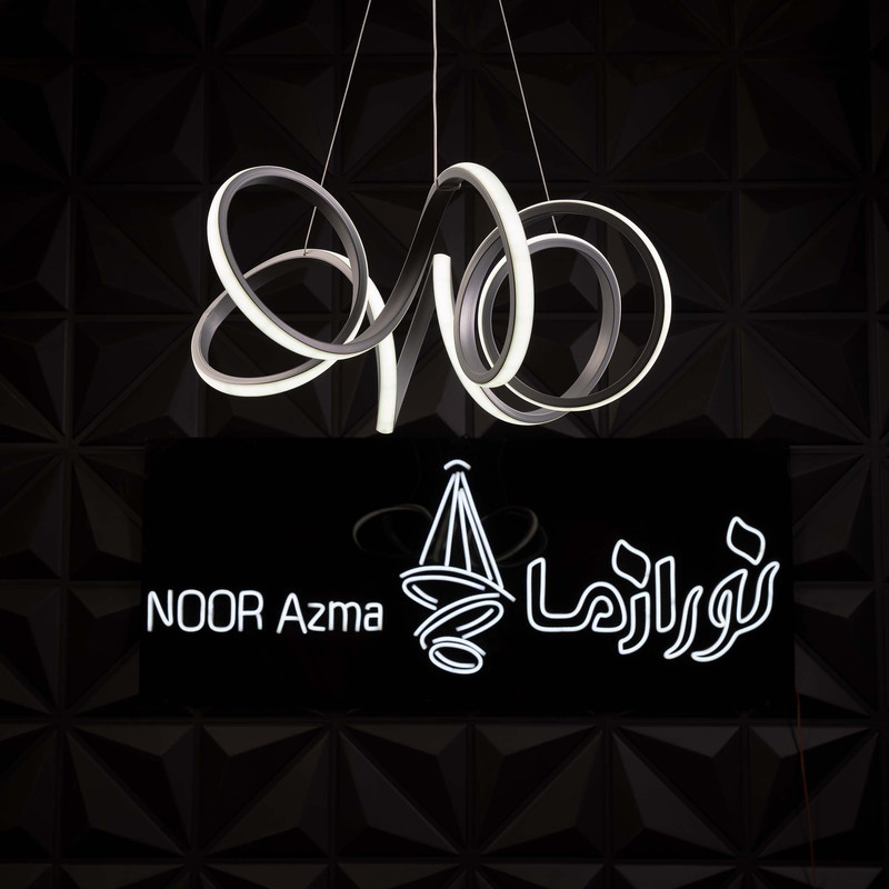 لوستر 1 شعله نور از ما رشکان مدل FERGOL6PAR