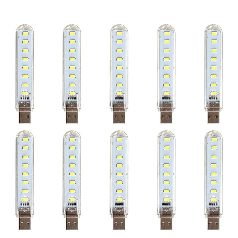 چراغ LED یو اس بی مدل 4W بسته 10 عددی
