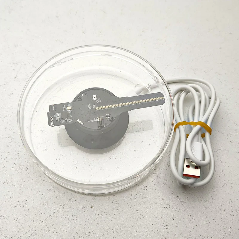چراغ رومیزی مدل LED هولوگرافی طرح موزیکال