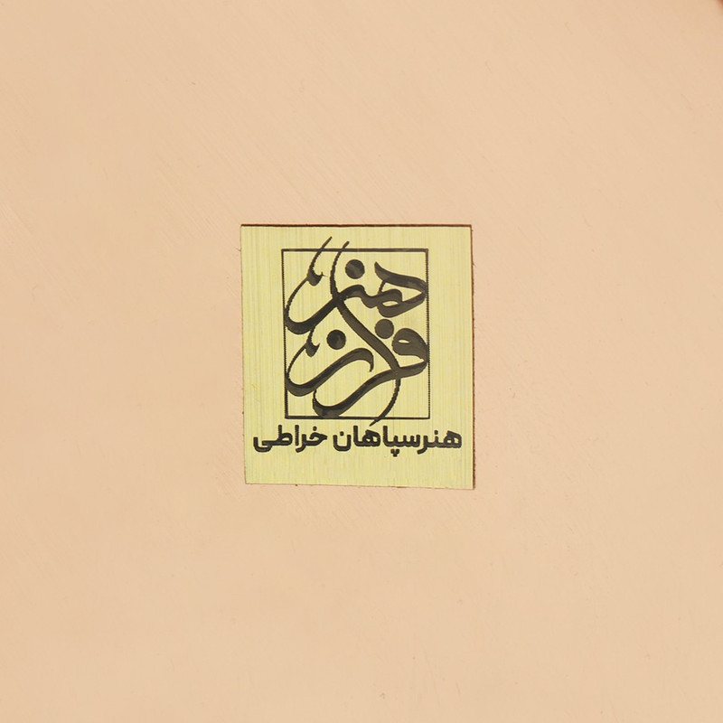 بشقاب میناکاری مسی فرازهنر کد 10
