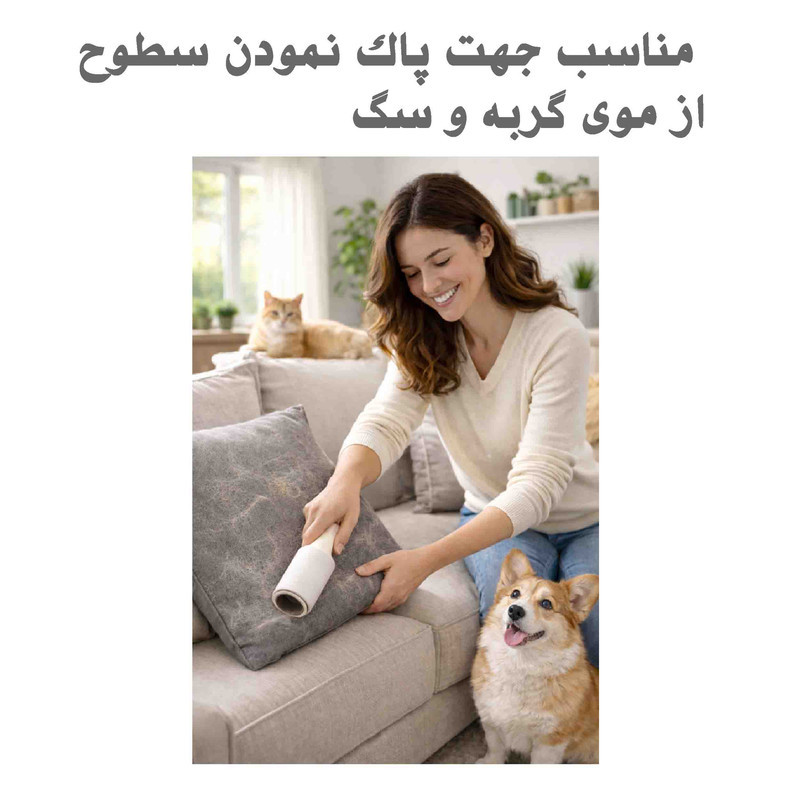 سری پرزگیر لباس رولینو مدل رولی مجموعه 2 عددی