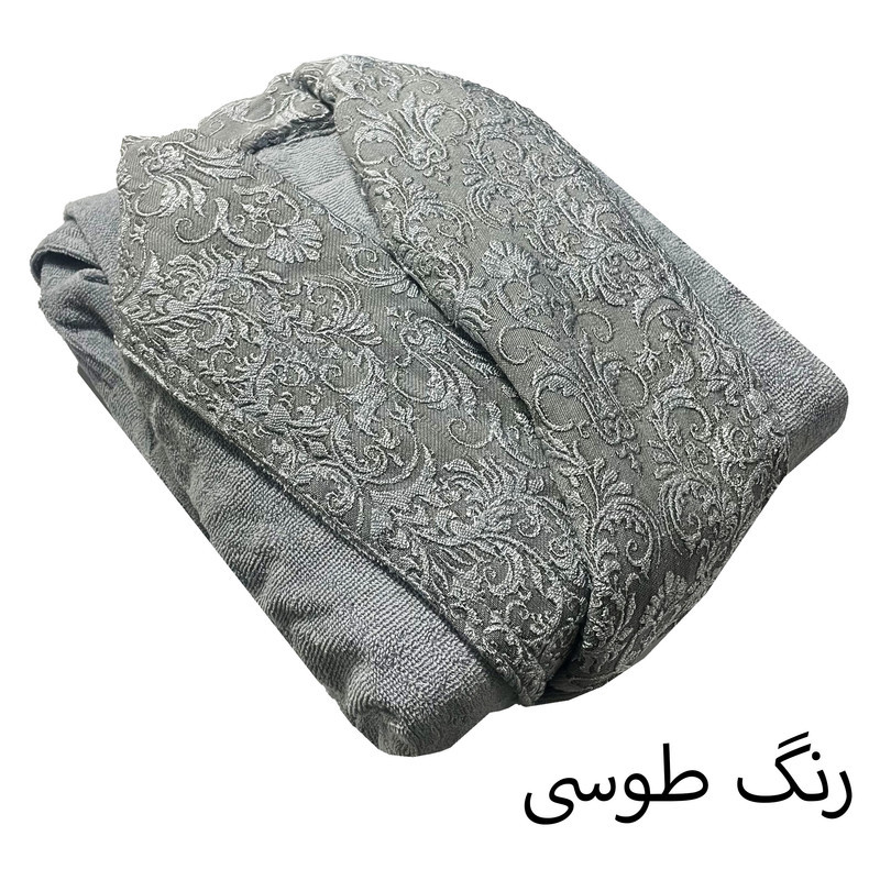حوله پالتویی هنرمند مدل گیپور ابریشمی سایز ۱۳۵
