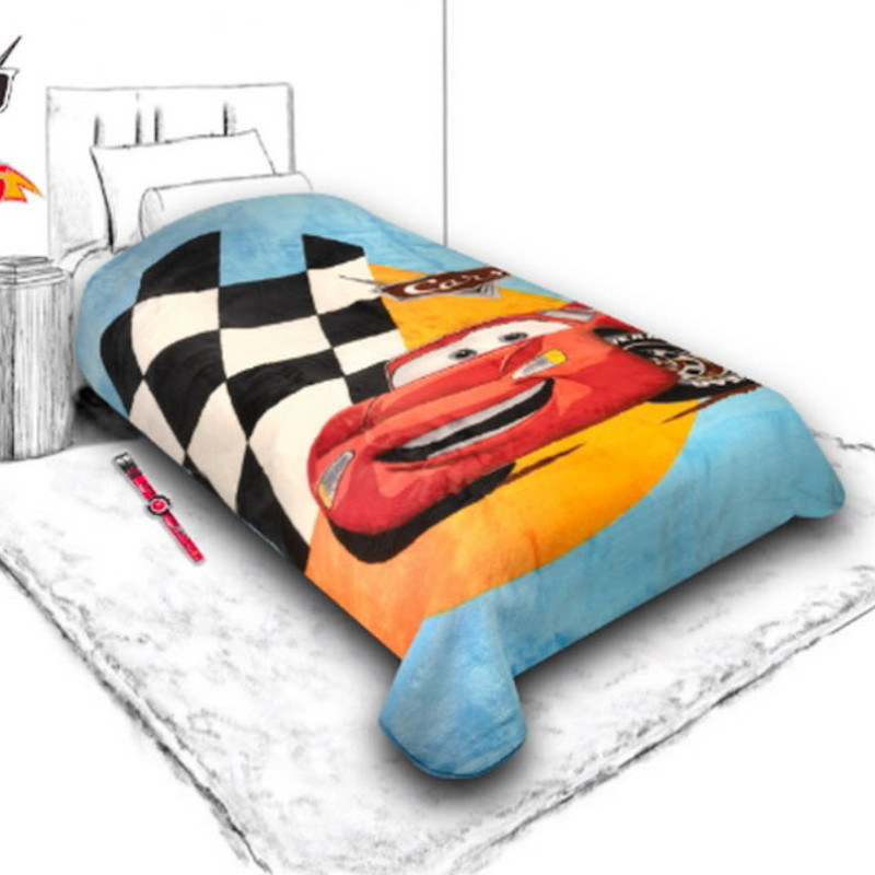 پتو یک نفره گلبافت مدل برتر طرح مک کویین سایز 220x160 سانتی‌متر