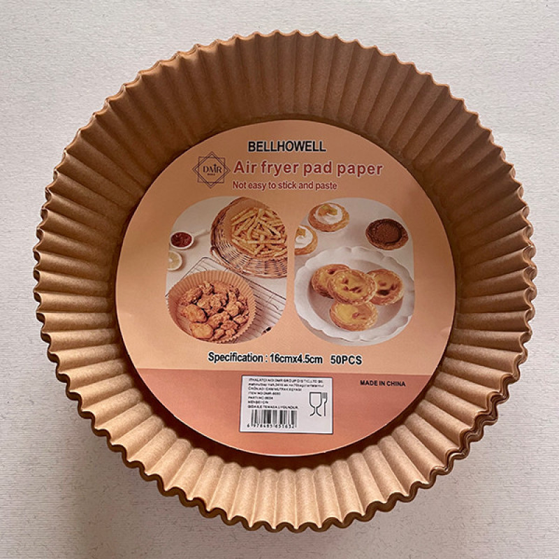 ورق نسوز شیرینی‌ پزی مدل Air Fryer Pad Paper بسته 50 عددی